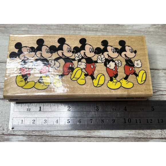 Lot of 11 Rubber Stampede Cartoon (1990's) Wood Rubber Stamp VTG Disney Snoopy - Picture 2 of 11